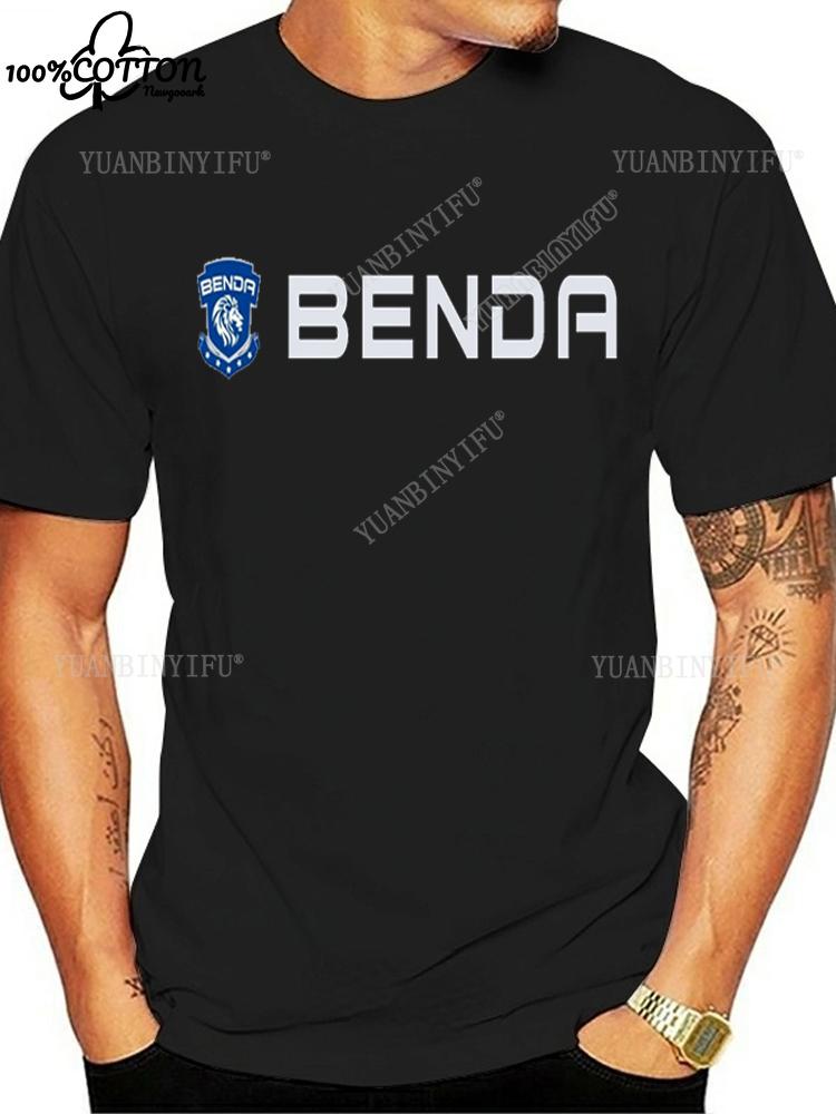 Harajuku Benda Motorcycle Logo printed T-shirt 100%Cotton top Unisex shirt short sleeve O-neck Loose Street Fashion