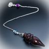 Dowsing Wooden Pendulum Wooden Reiki Spiritual Pendulo Creative Gift Round Cone Pattern