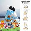 1pc,Winnie the Pooh and Friends Easter Egg Hunt Blanket Soft Throw for Home Decor, Couch Cover, Outdoor Use, Travel