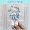 Long Leg Plush Keychain With Heart Pendant For Girls Gift And Bag Decor
