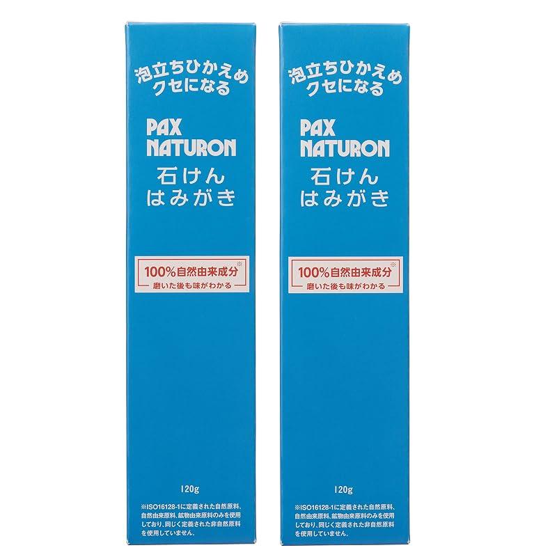 PAX NATURON Soap Toothpaste (120g X 2 / Fluoride-free Toothpaste) Additive-free Soap Toothpaste, Whitening, Bad Breath (low Foaming / 100% Natural