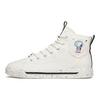 Anta Snoopy X  Canvas High-Top Sneakers Women Sneakers White Black 922138604-3