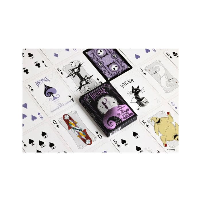 Jeux de société-jeu de cartes - bicycle - l'etrange noel de monsieur jack