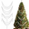 Crystal Bead Garland Christmas Hanging Ornament Beaded Hanging Decoration  Wedding Decoration