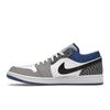 Air Jordan 1 Low SE True Blue Unisex Sneakers White Black Cement-Grey DM1199-140