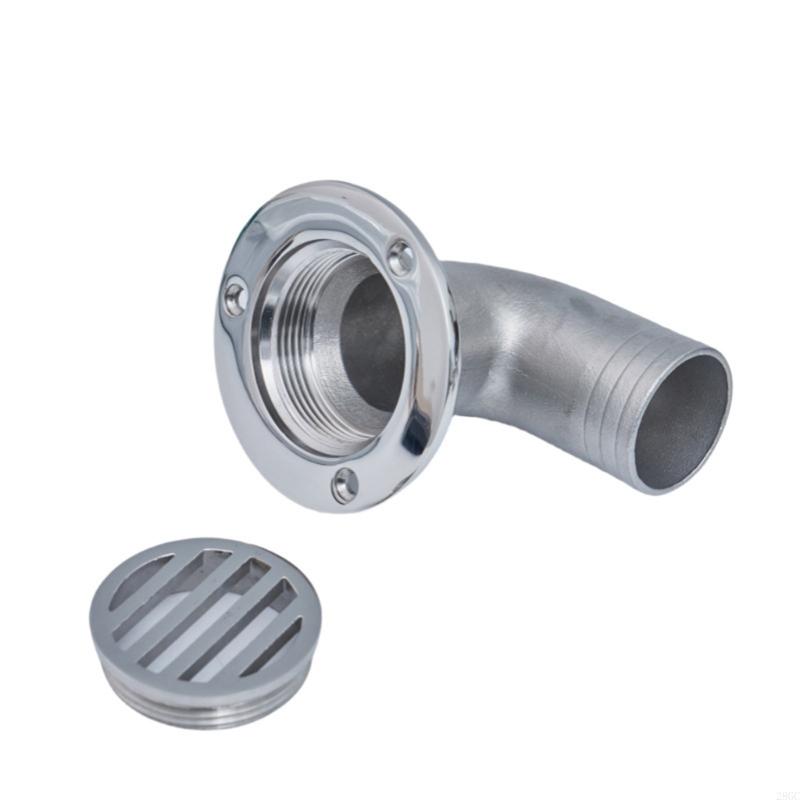 28GC Rust Resistant Stainless Steel 38mm Marine Drain Elbow For Efficient Boat Water Removal