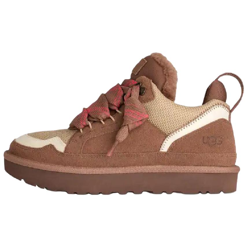 UGG Lowmel Suede Versatile Comfortable Low-Top Casual Shoes Women sneaker Brown 1144032-RYK