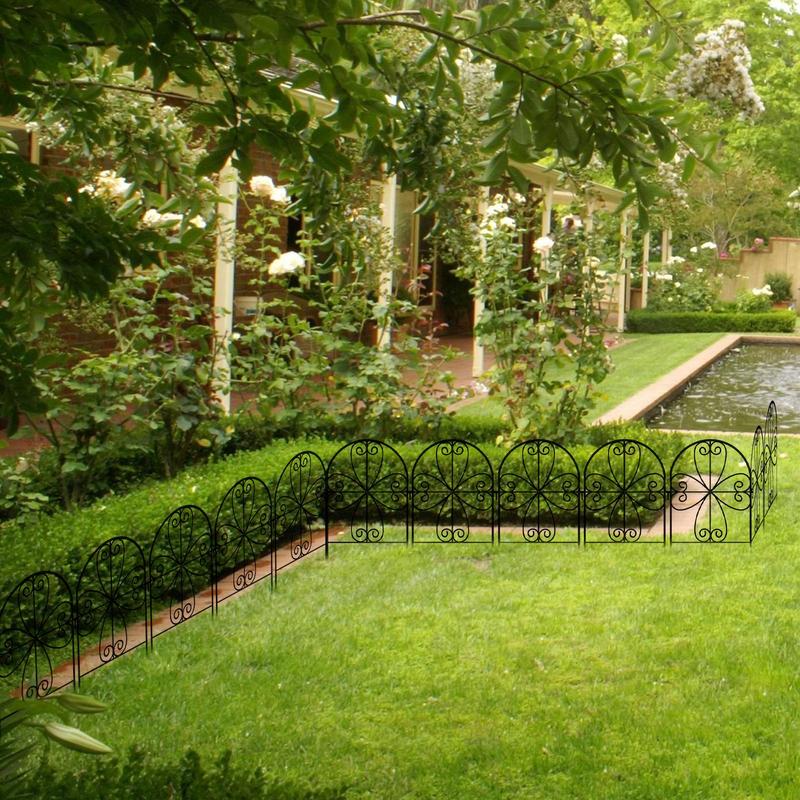 Garden Fence Anti Digging Defense Barrier 10x Panels Yard Decor Border For Rabbits Lawn Pets Dogs Patio Pet Area Outdoor Space