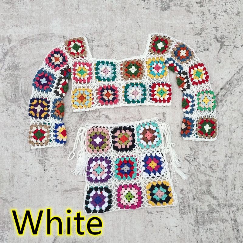 Handmade Crochet Bikini & Mini Skirt Set