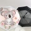 1pc Koala Flowers Pattern Umbrella  Automatic Opening and Closing Umbrella, High Quality Umbrella, Ideal Gift for Her 264