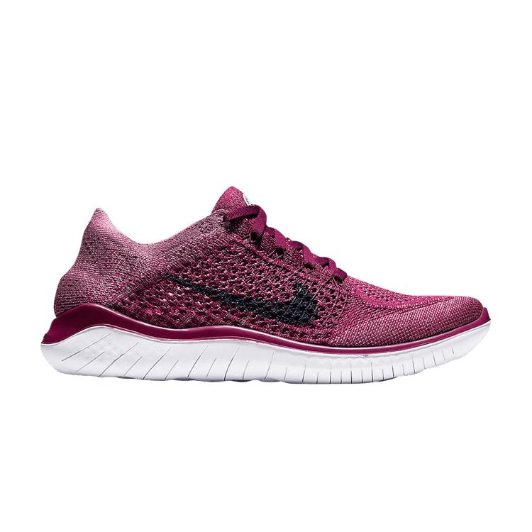 

Женские кроссовки Nike Free RN Flyknit 2018 Raspberry Red White Teal-Tint Blue-Void 942839-600