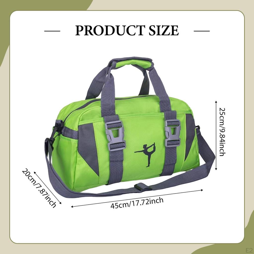 Torba Fitness Crossbody na Przybory Toaletowe Lekka Damska Torba do Przechowywania Regulowany Pasek na Ramię