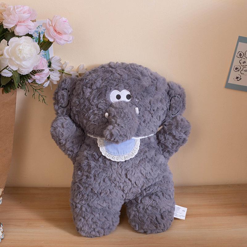 Cartoon Pink Pig Gray Elephant Doll White Rabbit Brown Bear Plush Toy Doll Sleeping Pillow Sofa Pillow Living Room Ornaments