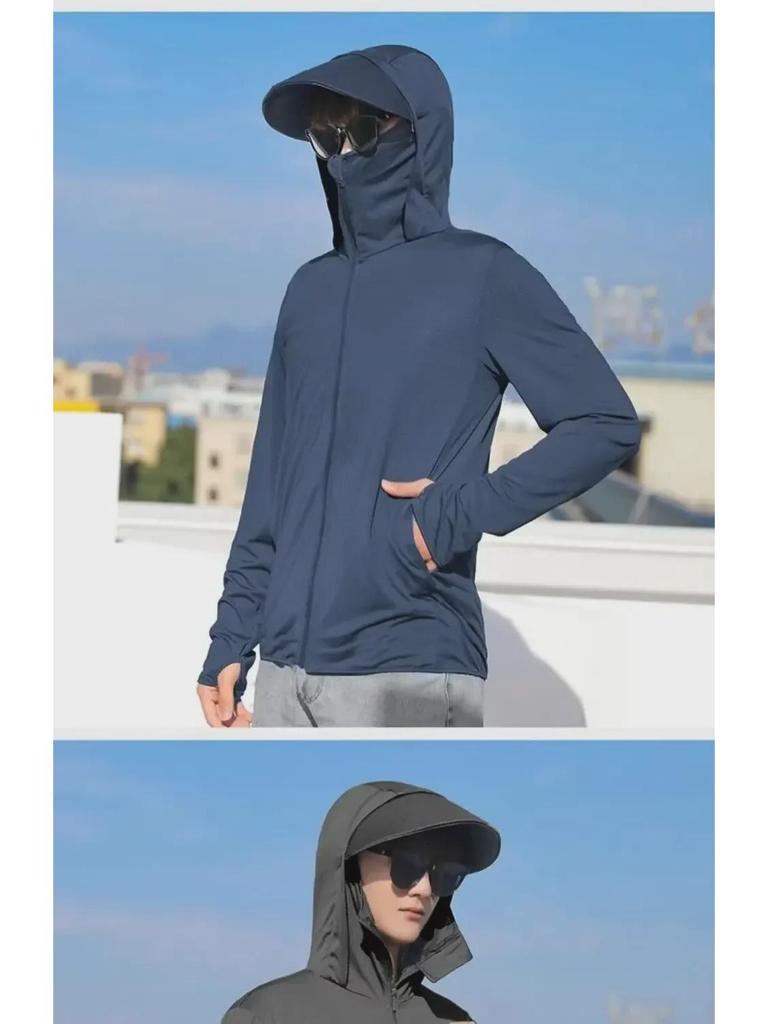Men's Summer UV Protection Jacket - Lightweight Outdoor Fishing Jacket