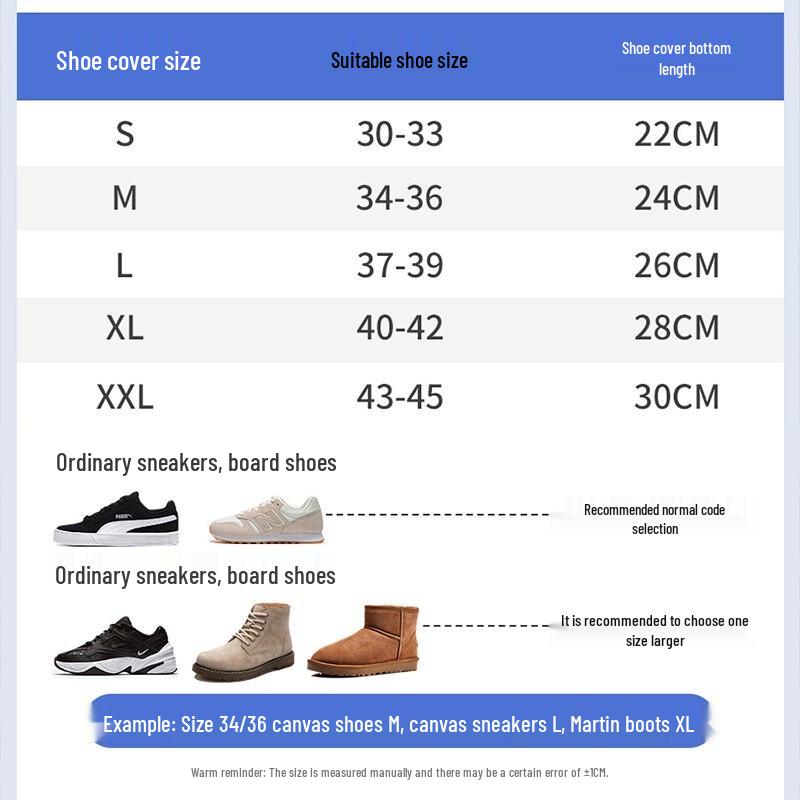Bovonick Reusable Silicone Rain Shoe Covers