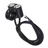 7/8inch 22mm Motorcycle Switch Handlebar, Motorbike Handlebar On/Off Grip Switches Brake Fog Headlight Handle Self-Return/Manual-Return Switch(B: