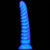 Dragon Scale Mixed Color Mini Simulation Penis Double Layer Liquid Silicone Giant Super Thick Female Sex Toys