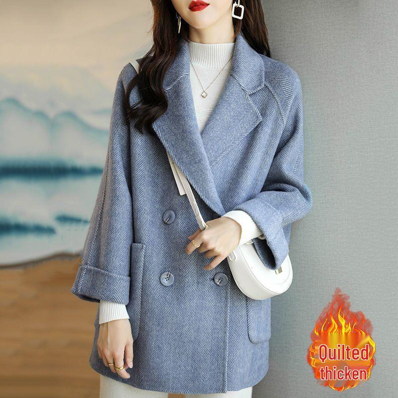 Korean Style Woolen Coat for Women - 2025 Winter Fashion, Loose and Slimming, Chic and Versatile Outerwear
