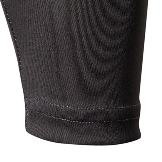 Män Höst Vår Topp Rund Hals Färg Matchande Patchwork Slim Fit Elastisk Långärmad Stretchig Tunn Män Sport Fritidskläder T-shirt