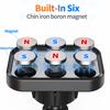 Upgrade Magnetische Autohalterung Lüftungsschlitz 6X Starke Magnete Universelle Handyhalterung Haken 360° Drehbar Lüftungsschlitz-Halterung