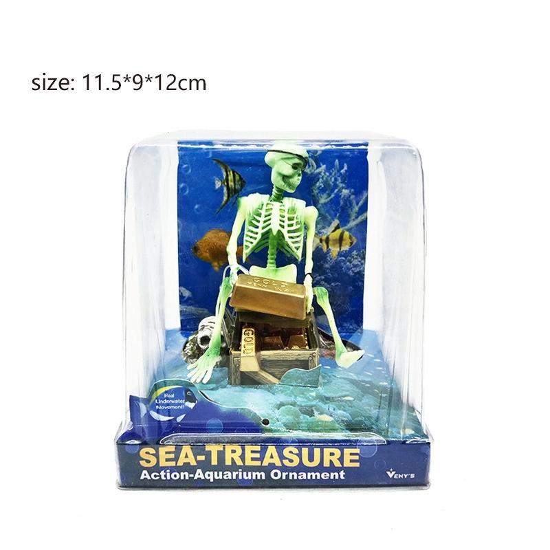 Kreativita Kostra Rybí nádrž Aerobická Krajina Bublinkový Vzduchovací Čerpadlo Zábavná Rybí nádrž Akvarium Dekorace Ozdoba Doplňky