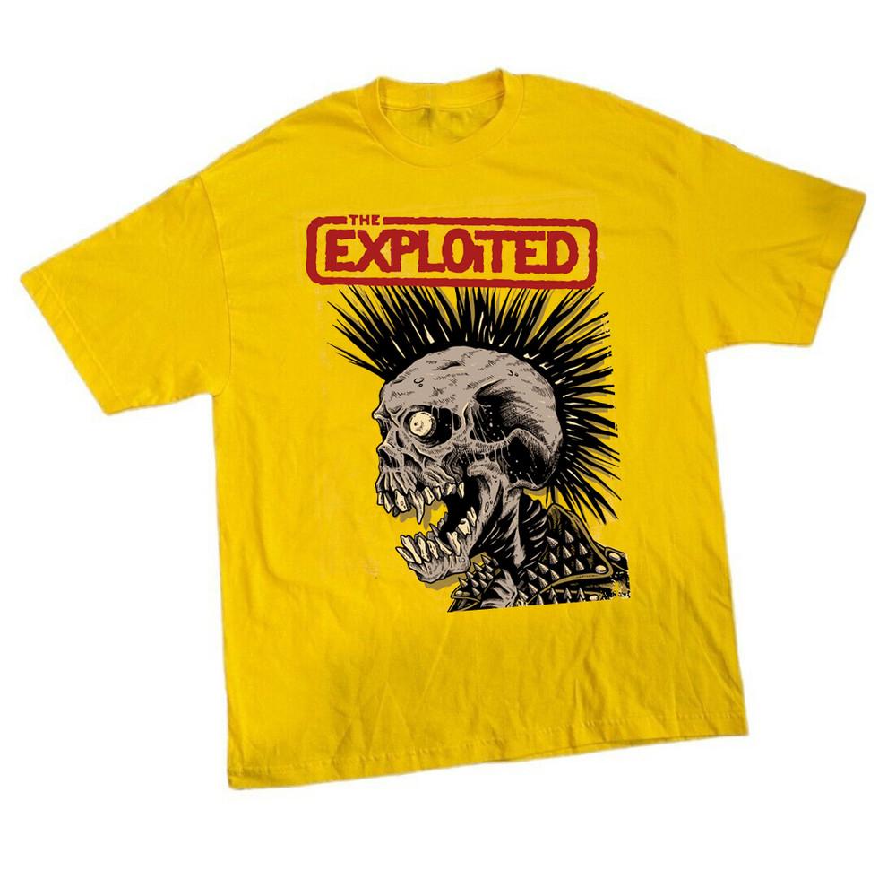 THE EXPLOITED Band 2023 Concert Poster Shirt Gold Unisex S-5XL ND1168 Unisex T-Shirt S