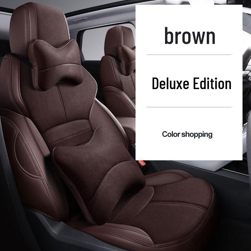 Huse de scaun personalizate din piele întoarsă pentru Land Rover Range Rover Evoque - Acoperire completă, 5 locuri