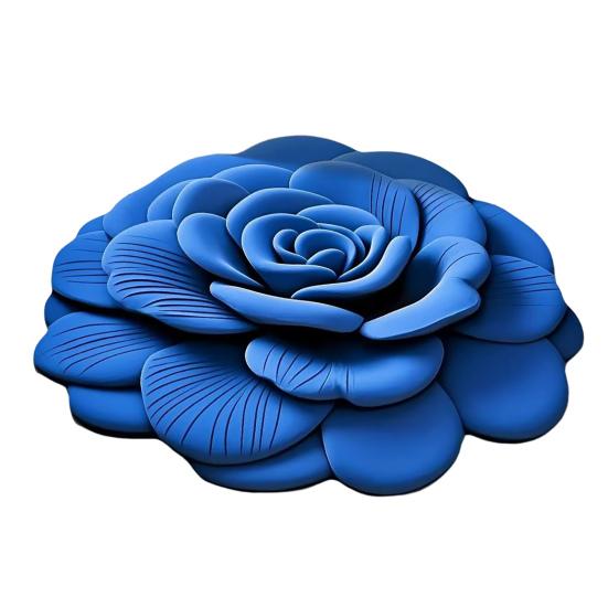 Diatomaceous Earth Bath Mat 3D Peony Pattern Quick Dry Floor Mat