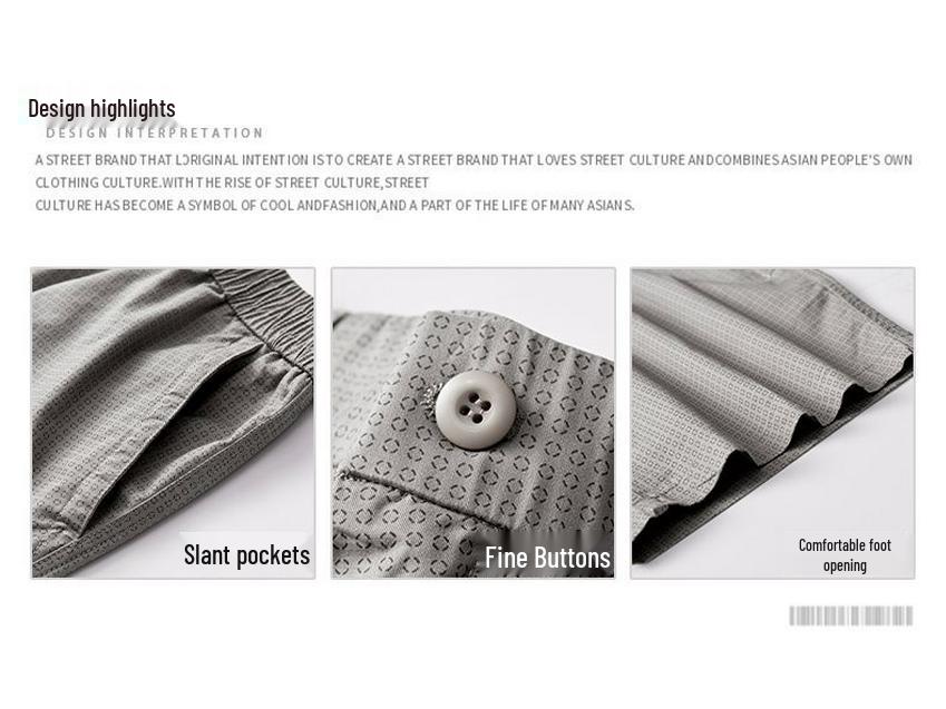 Men's Trendy Casual Summer Shorts - Loose, Lightweight Workwear for Young and Middle-Aged Men