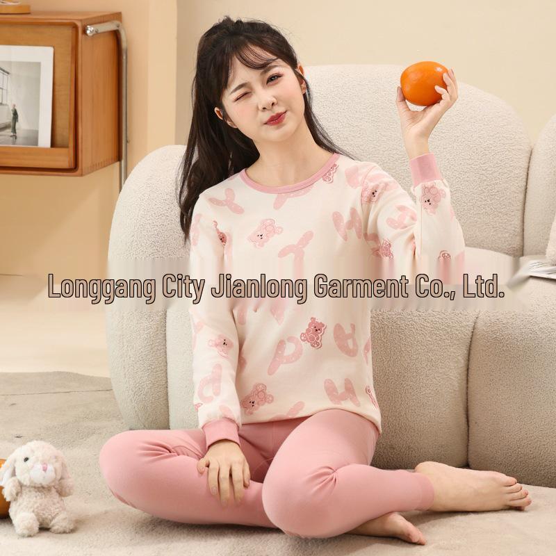 Kids' Pure Cotton Thermal Underwear Set - Autumn/Winter Pajamas and Knit Base Layer for Boys and Girls
