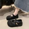 Two-wear Shoes, Thick-soled Mary Jane Women's Shoes, New Beautiful, Not Tired Feet, Hollow and Breathable Single Shoes, Summer