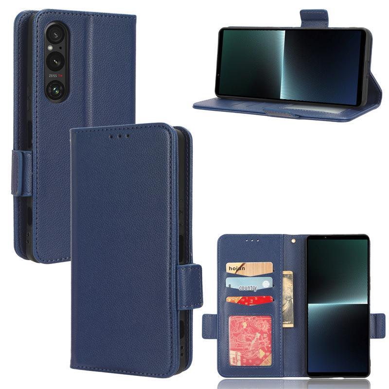 Compatible Sony Xperia 1 V Leather Phone Case with Card Holder, Business Style