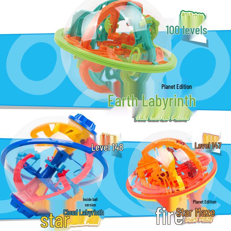 3D Maze Challenge: Children's Balance Ball Toy