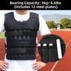 Adjustable Weighted Vest 6.6LB Workout Weight Vest Training Fitness Weighted Jacket