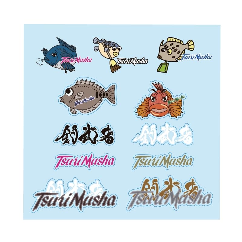 

Tsuri Musha character transfer sticker