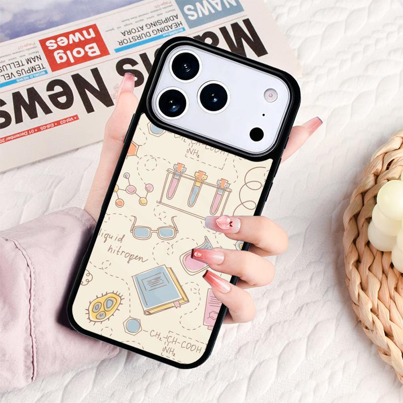 Biology and Chemistry Phone Case For IPhone 17 16e 15 14 13 12 11 Pro Max Air Mini Soft Protective Cover