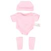 Puppenkleidung für 7,87 Zoll Babypuppen Kleidung Spielzeugpuppen Zubehör Geeignet für 20cm Puppe Strampler Pullover Puppenkleidung Zubehör