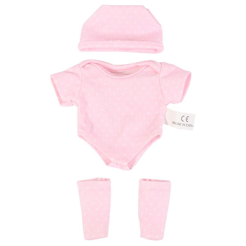 Puppenkleidung für 7,87 Zoll Babypuppen Kleidung Spielzeugpuppen Zubehör Geeignet für 20cm Puppe Strampler Pullover Puppenkleidung Zubehör