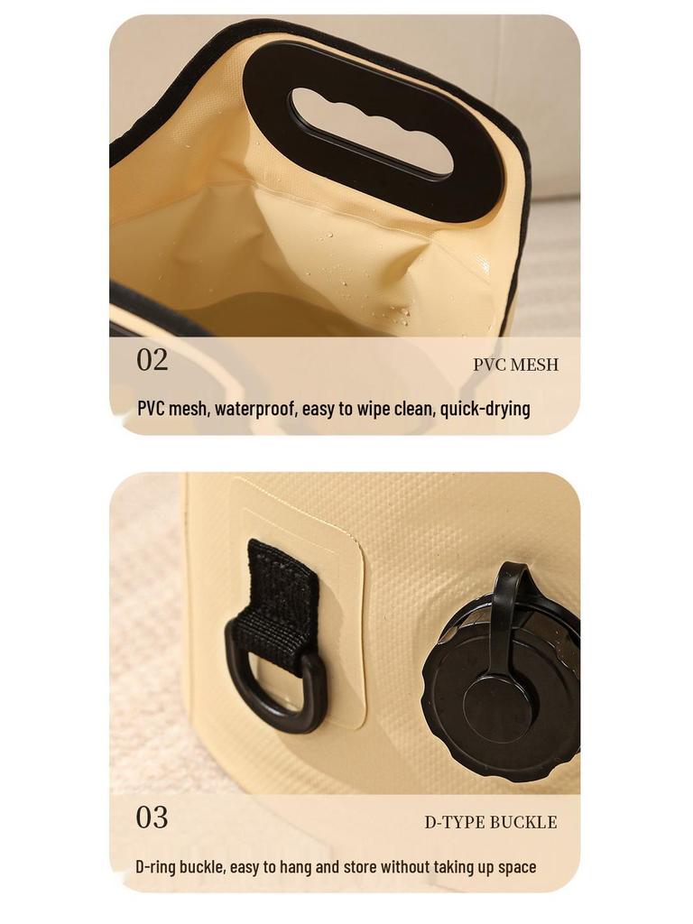 Portable Foldable Insulated Foot Bath Bucket - Deep, Thickened Design with Drainable Foot Soak Bag for Calf Coverage At Home