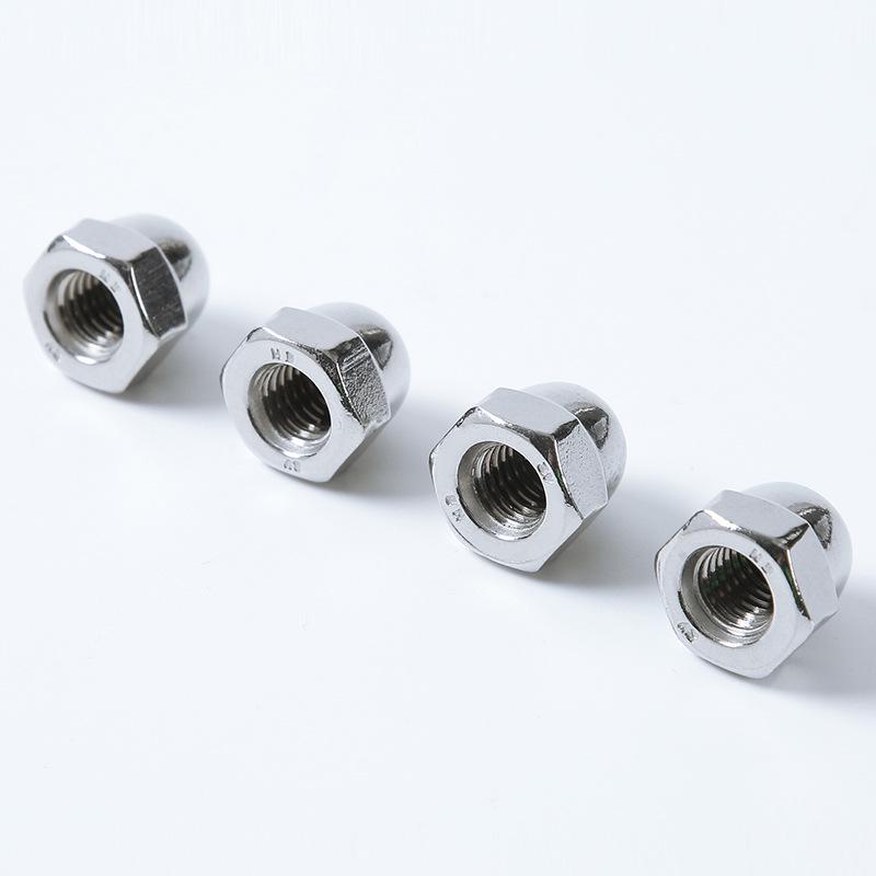 304 Stainless Steel Decorative Cap Nut with Integrated Ball Head DIN1587