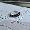 Silver Ring with Natural Garnet 2.925ct, Item Weight 2.94 G (2181316)