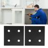 2pcs Durable Rectangle Bracket Connector 4 Holes Aluminum Profile Connecting Plate  CNC Router