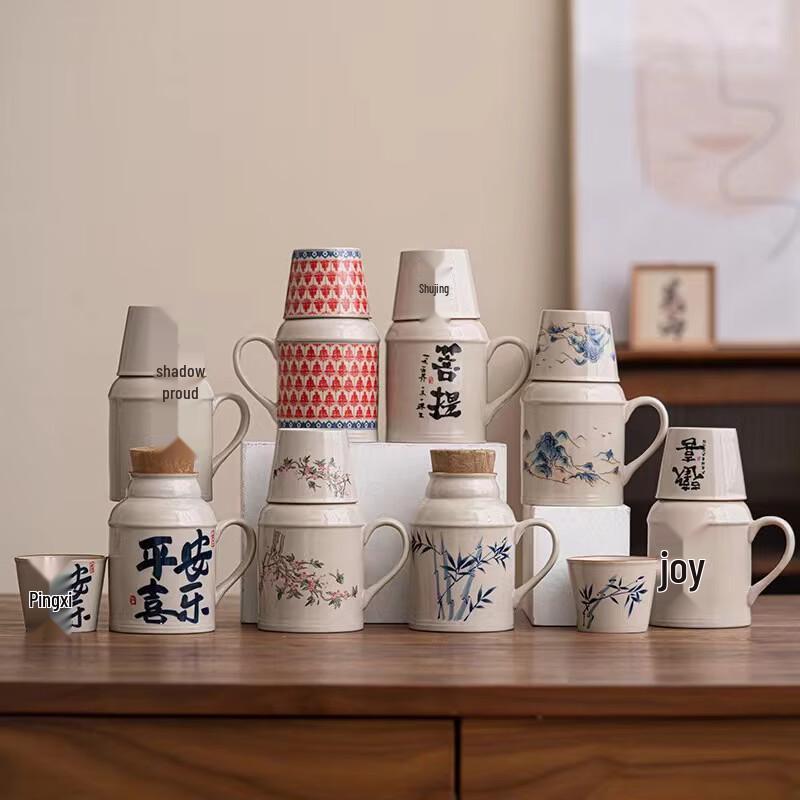 

Changbaosen Ru Kiln Ceramic Insulated Tea Pot & Bottle Set