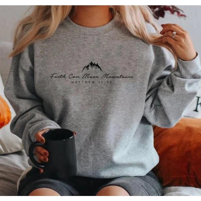 YYFS Women's Fashion Casual Spring Fall Long Sleeve O-Neck Pullovers & Long Sleeves