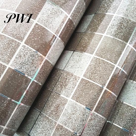 Mosaikaluminisierter selbstklebender Anti-Öl-Wandaufkleber für Zuhause, Küche, Badezimmer