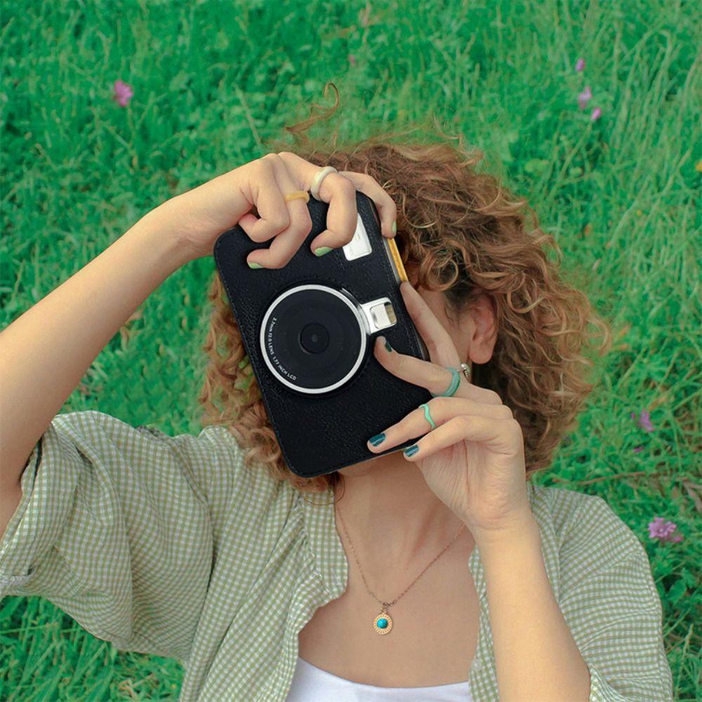 Anti Scratch Protective Cover PU Leather Storage Bag for Kodak Mini Shot 2 Retro C210R Travel