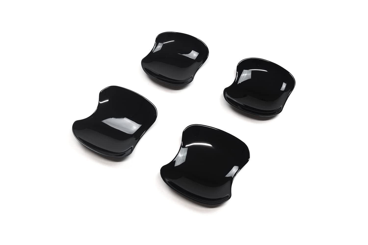 

SecondStage Door Handle Protector Panel for Toyota 90 Piano T668BLK (Cover) Noah/Voxy Series, Black,