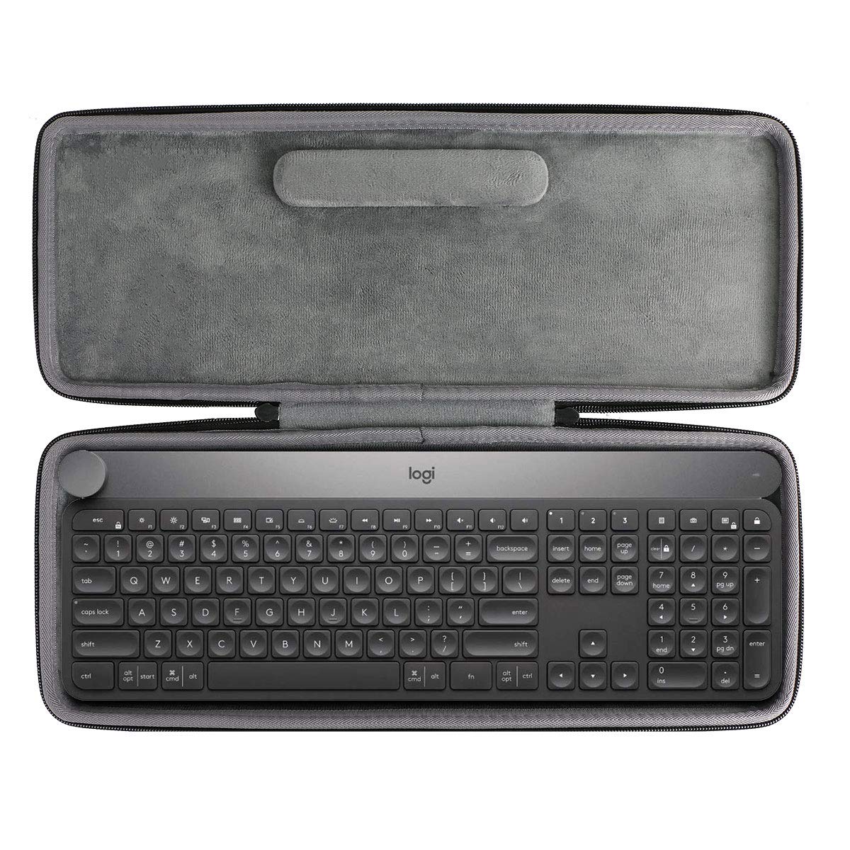 

(Case Only) Logitech KX1000s Bluetooth Wireless Keyboard CRAFT Compatible Hard Case Bag, Dedicated Travel Storage, co2CREA