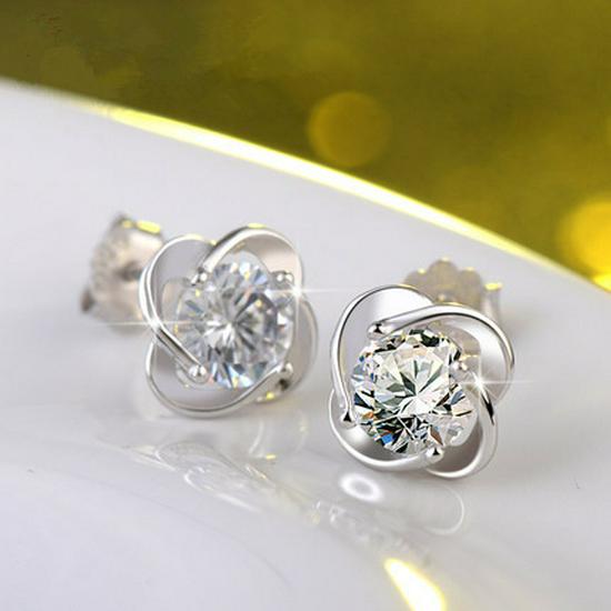 

Trendy Japanese & Korean Sweet Silver Earrings for Women - Simple, Fashionable Jewelry, Perfect Gift for Girlfriend.