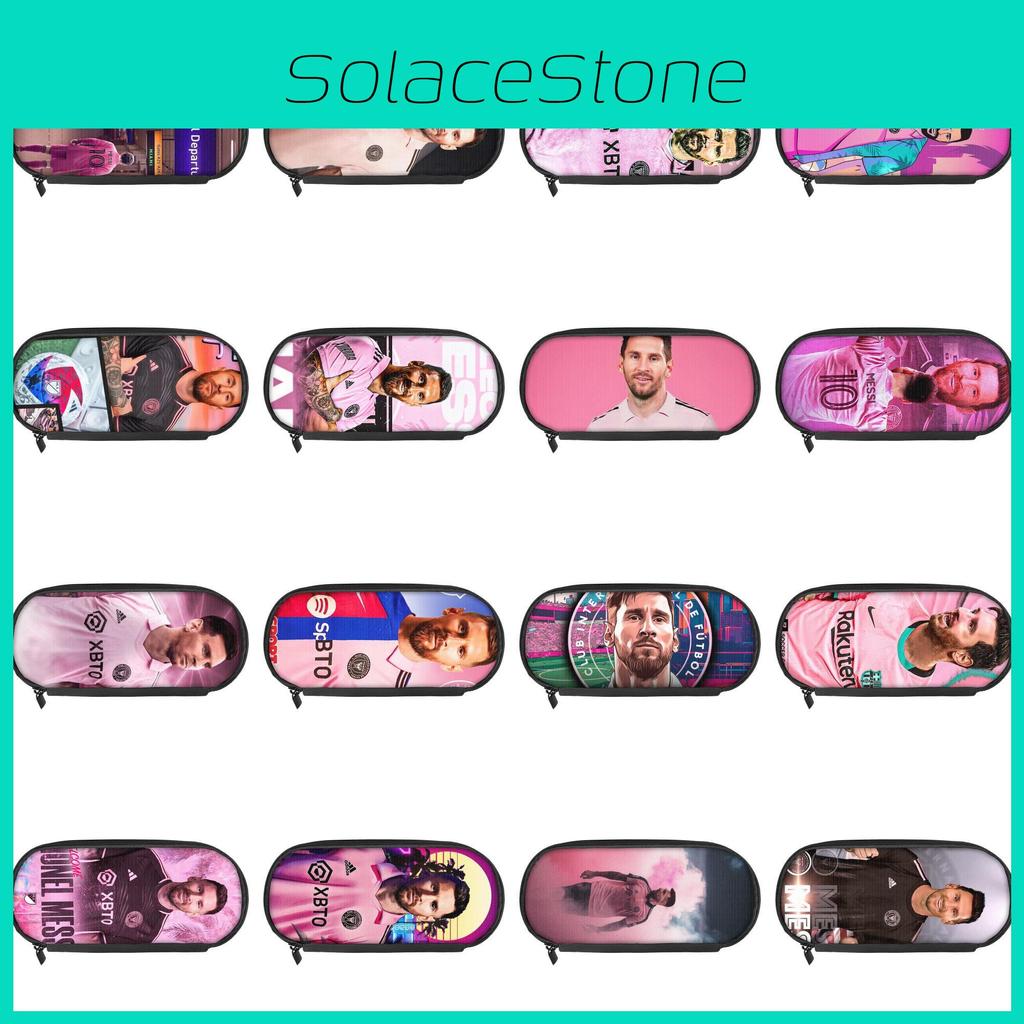 Futebol Argentina Messi Bolsa de Armazenamento Multifuncional Tecido Oxford Fãs Estudantes